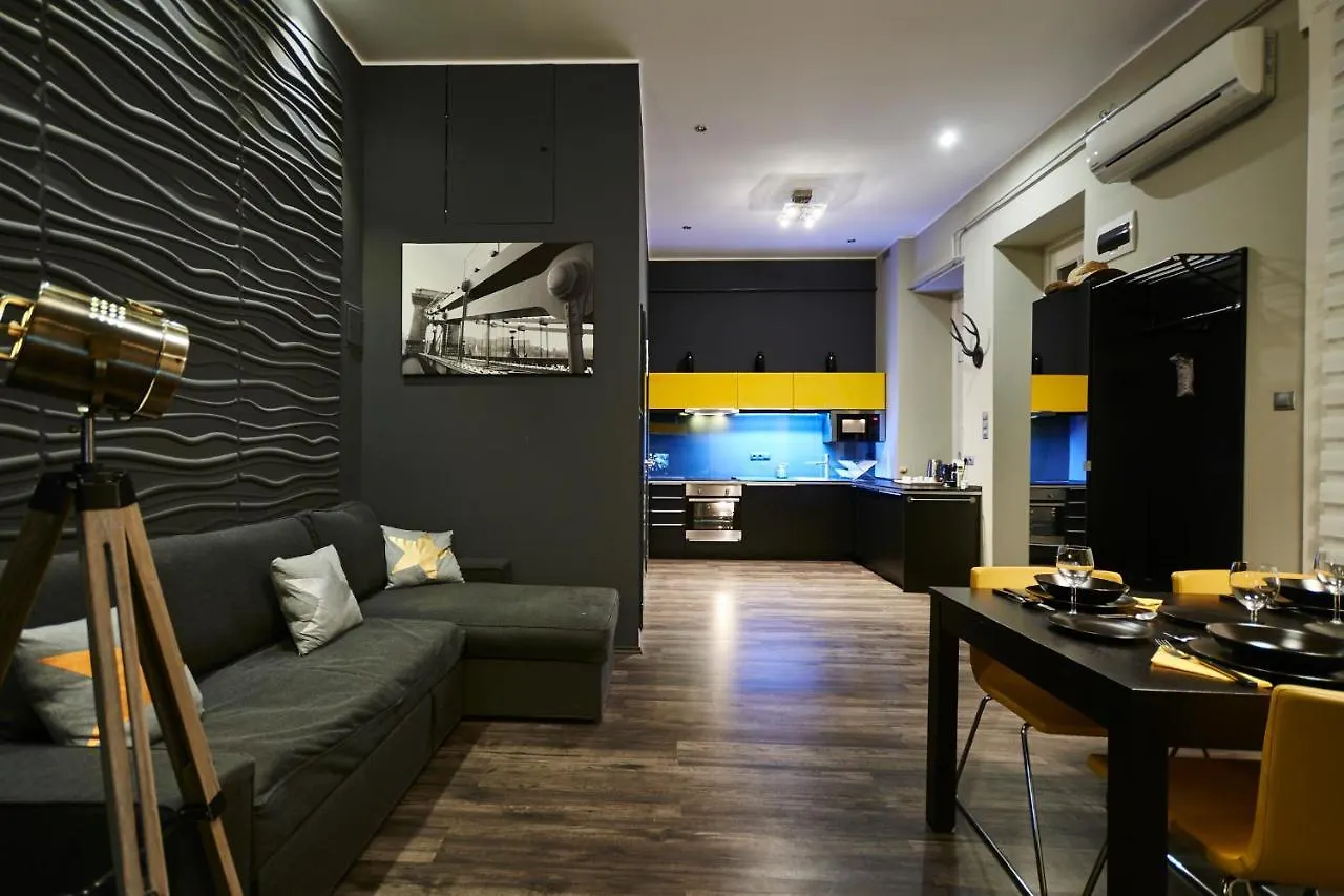 Central Location Yellow-Black Apartment location