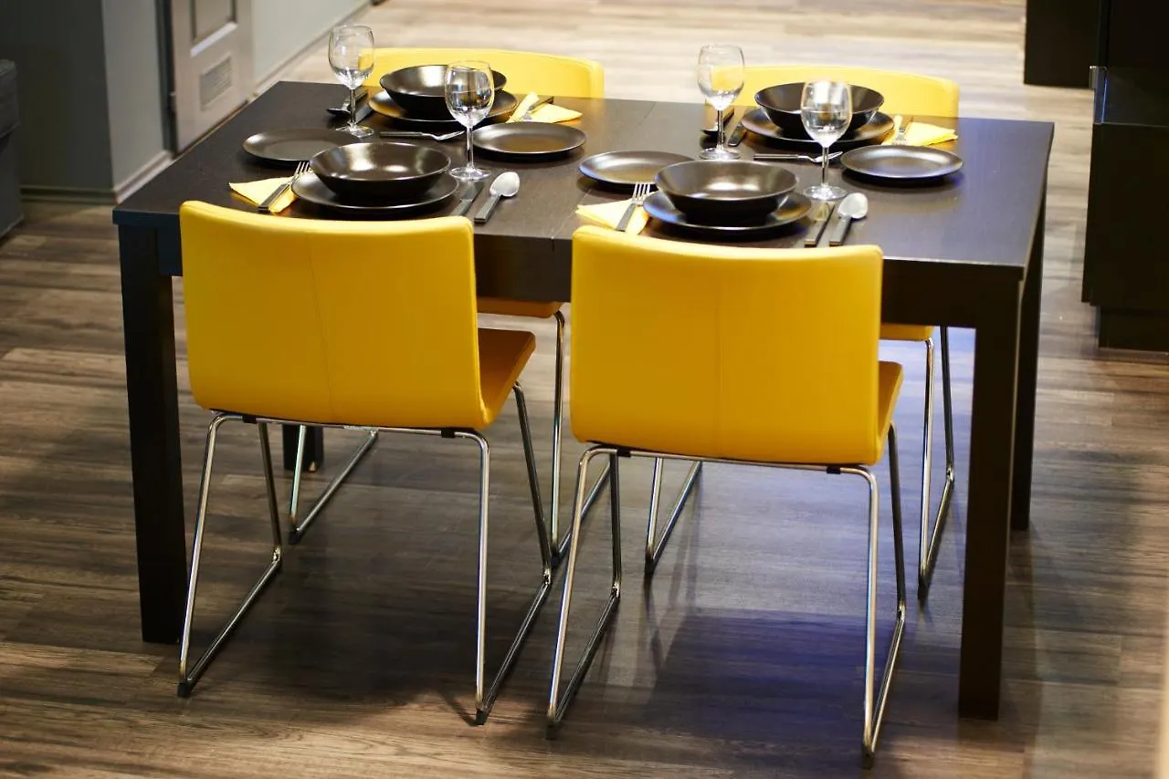 Central Location Yellow-Black Apartment Budapest Hungary